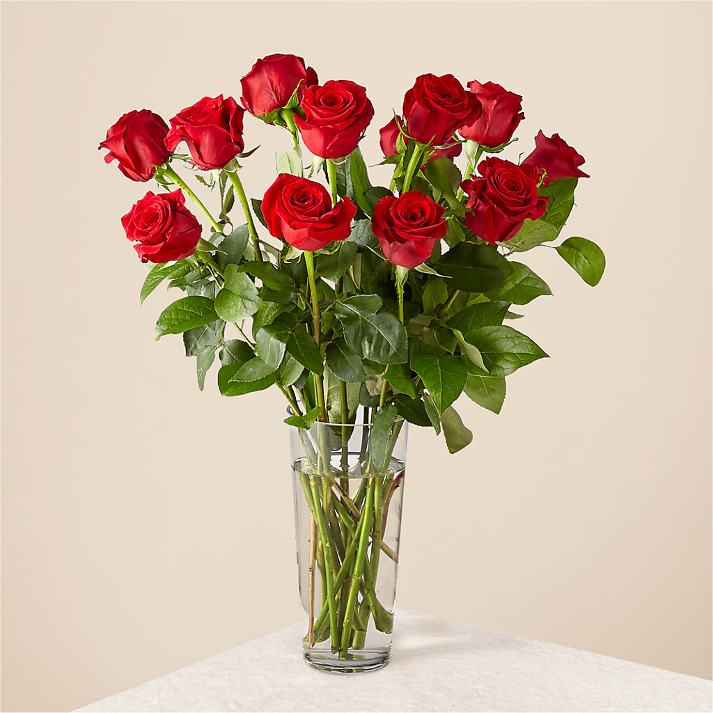 Long Stem Red Rose Bouquet – Usaflorist.com, Tontitown AR