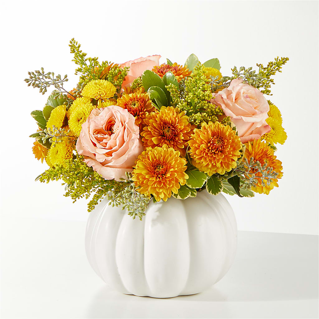 Peachy Pumpkin – Usaflorist.com, Tontitown AR