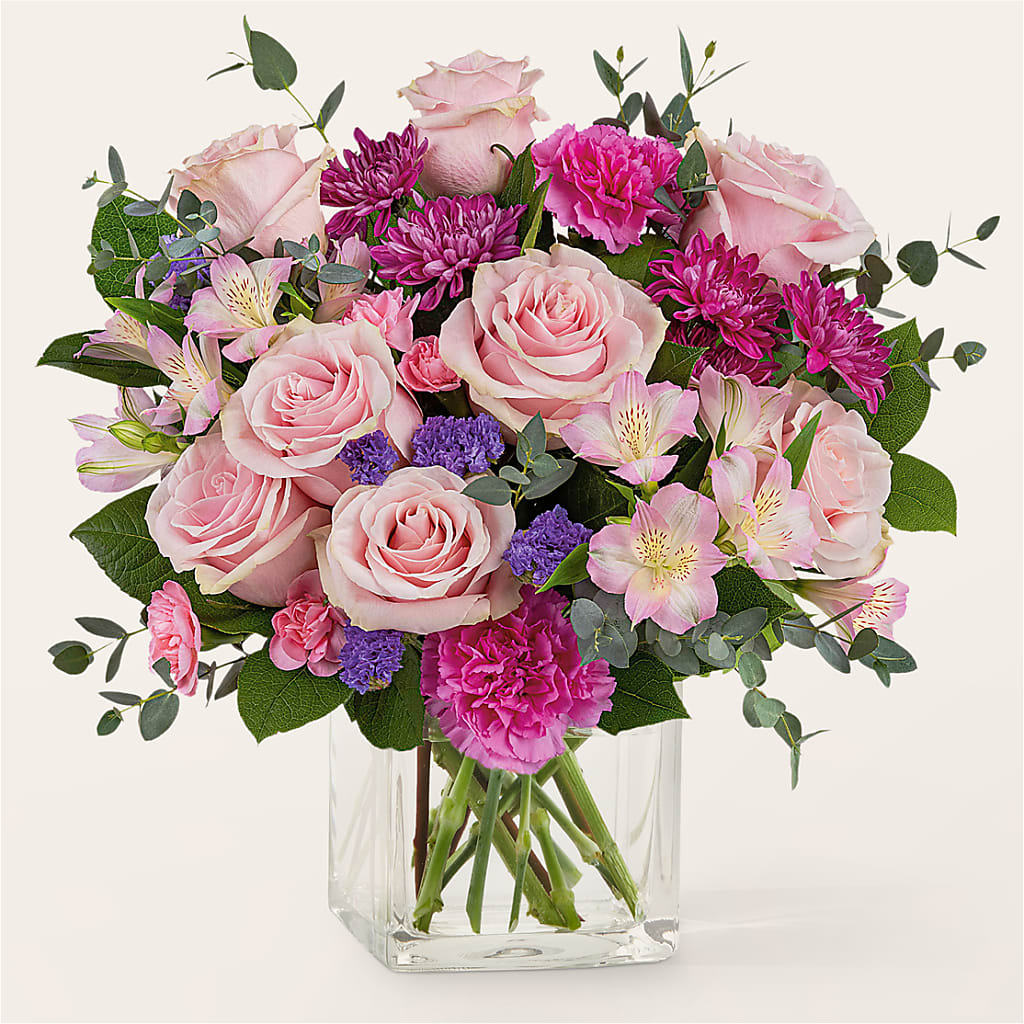 Rosy Radiance Bouquet – Usaflorist.com, Tontitown AR