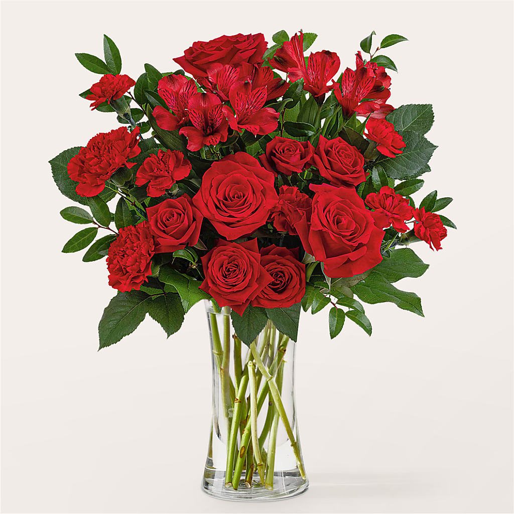 Brilliant Ruby Bouquet – Usaflorist.com, Tontitown AR