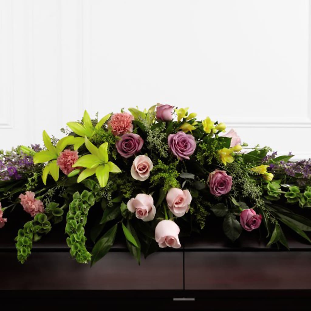 Forever Beloved Casket Spray – Usaflorist.com, Tontitown AR