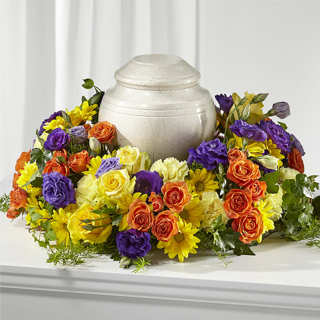 Blossoms of Remembrance Cremation Adornment – Usaflorist.com, Tontitown AR