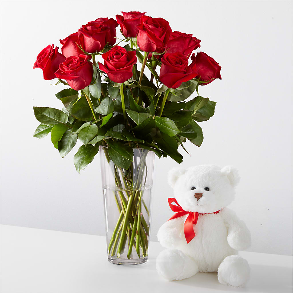 Romantic Long Stem Red Rose Bouquet Bundles –  Usaflorist.com, Tontitown AR