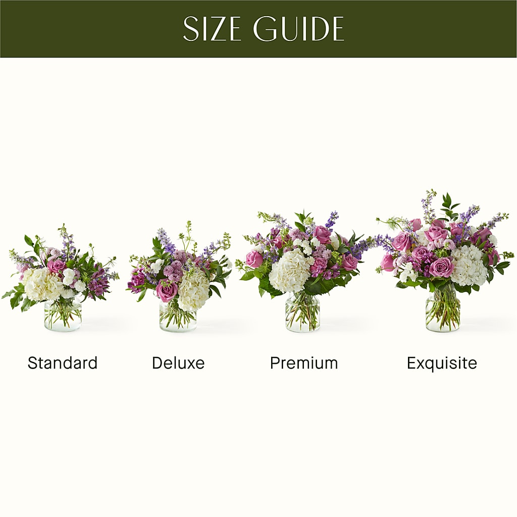 Violet Caress Bouquet –  Usaflorist.com, Tontitown AR
