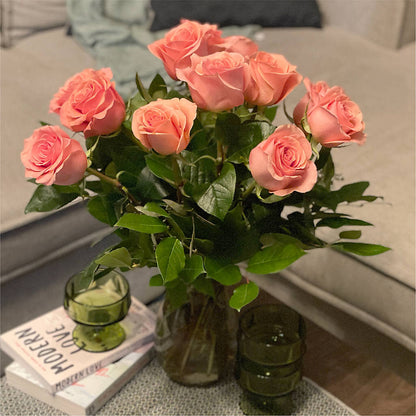 Long Stem Pink Rose Bouquet –  Usaflorist.com, Tontitown AR