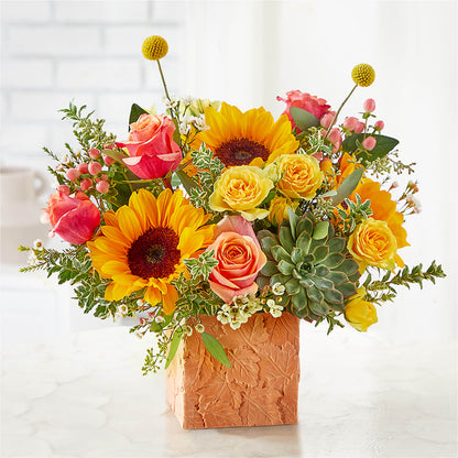 Sunflower Season Bouquet –  Usaflorist.com, Tontitown AR
