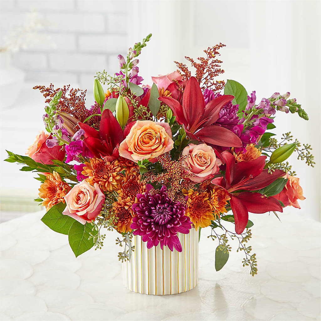 Burgundy Landscape Bouquet –  Usaflorist.com, Tontitown AR