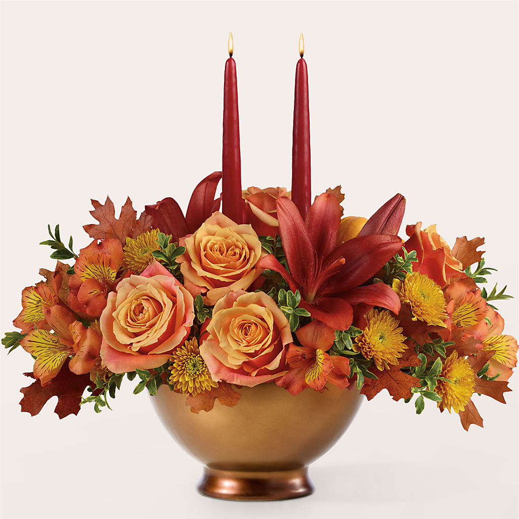 Harvest Table Centerpiece –  Usaflorist.com, Tontitown AR