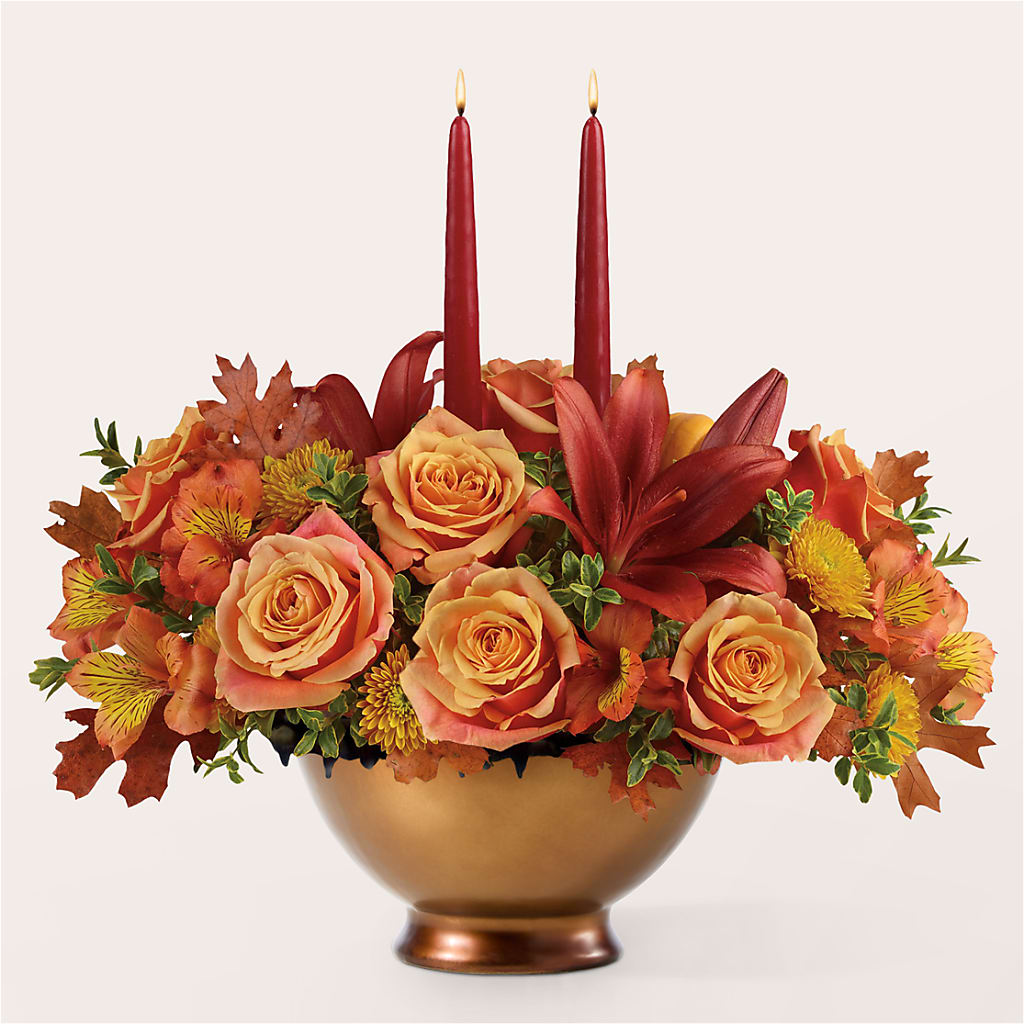 Harvest Table Centerpiece –  Usaflorist.com, Tontitown AR