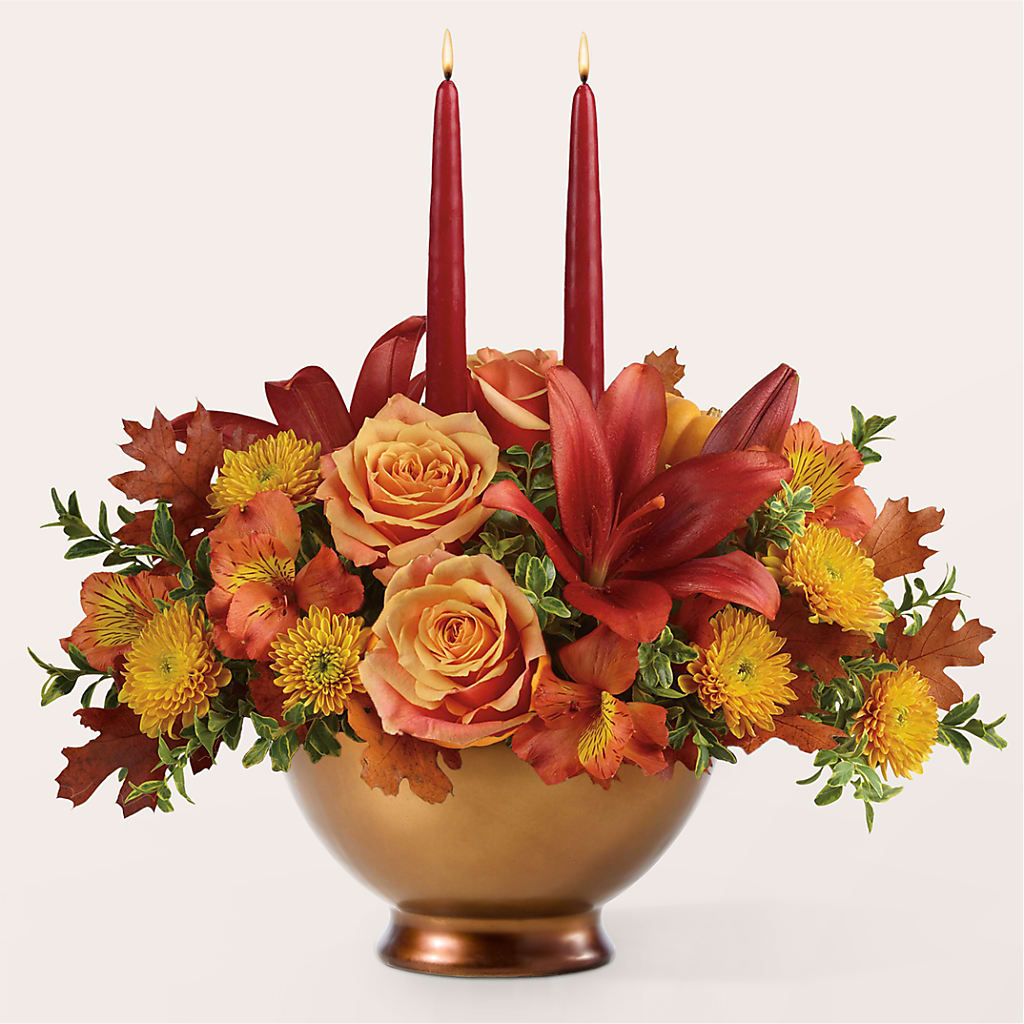 Harvest Table Centerpiece –  Usaflorist.com, Tontitown AR