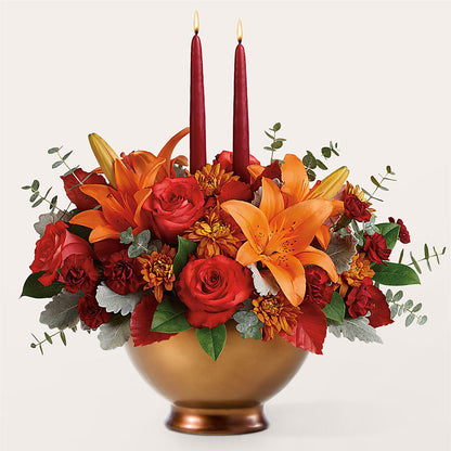 Fruits of Fall Centerpiece –  Usaflorist.com, Tontitown AR
