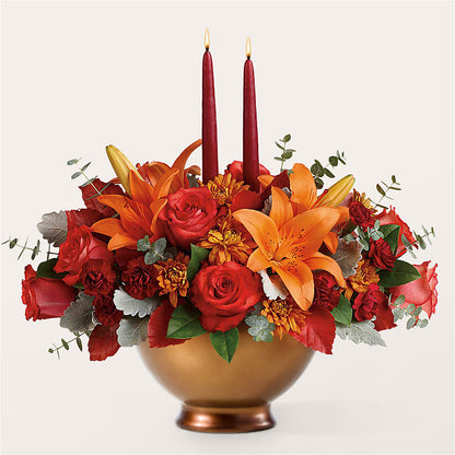 Fruits of Fall Centerpiece –  Usaflorist.com, Tontitown AR