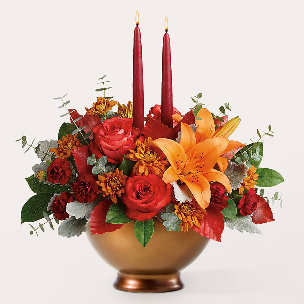 Fruits of Fall Centerpiece –  Usaflorist.com, Tontitown AR