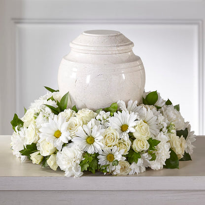 Ivory Gardens Cremation Adornment –  Usaflorist.com, Tontitown AR