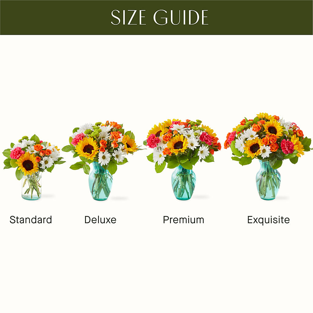 Sun-drenched Blooms Bouquet –  Usaflorist.com, Tontitown AR