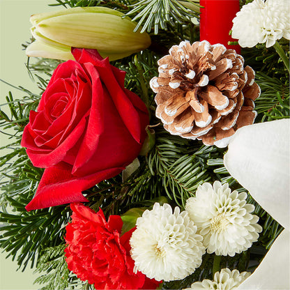 Seasonal Festivities Centerpiece –  Usaflorist.com, Tontitown AR