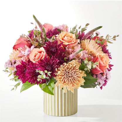 Berry Cobbler Bouquet with Ivory Vase –  Usaflorist.com, Tontitown AR