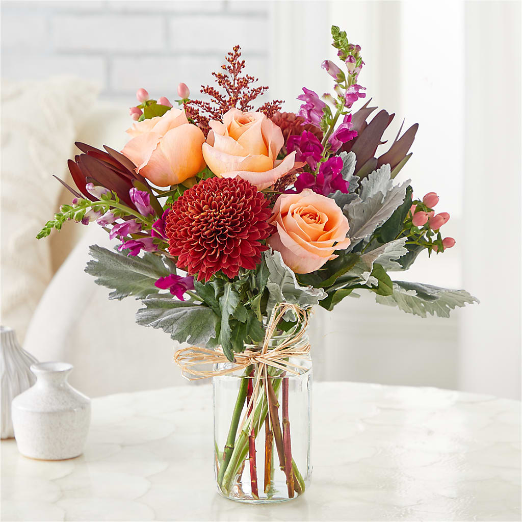 Moody Hues Bouquet –  Usaflorist.com, Tontitown AR