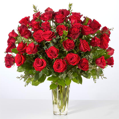 Forever Yours Fifty Stem Red Rose Bouquet –  Usaflorist.com, Tontitown AR